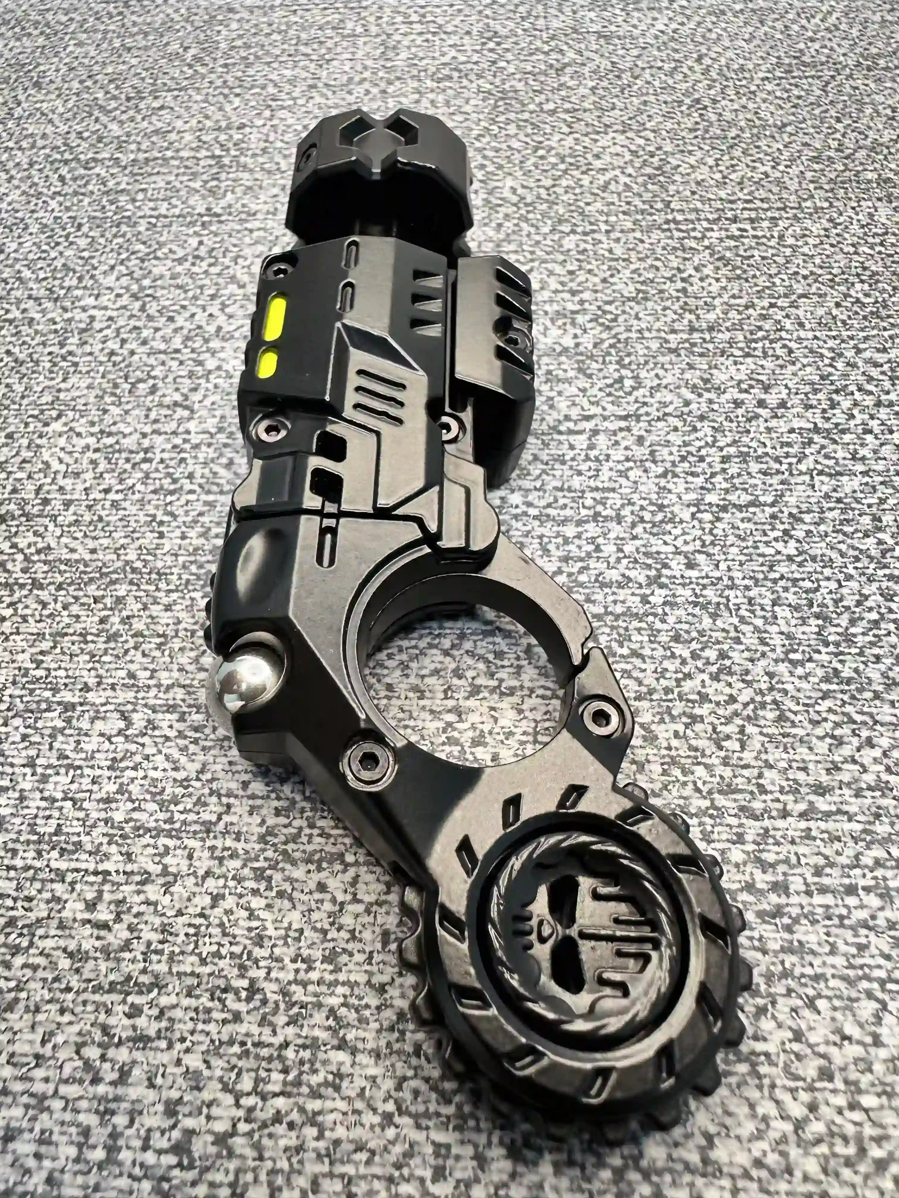 RelixRot Black Gun Fidget Spinner