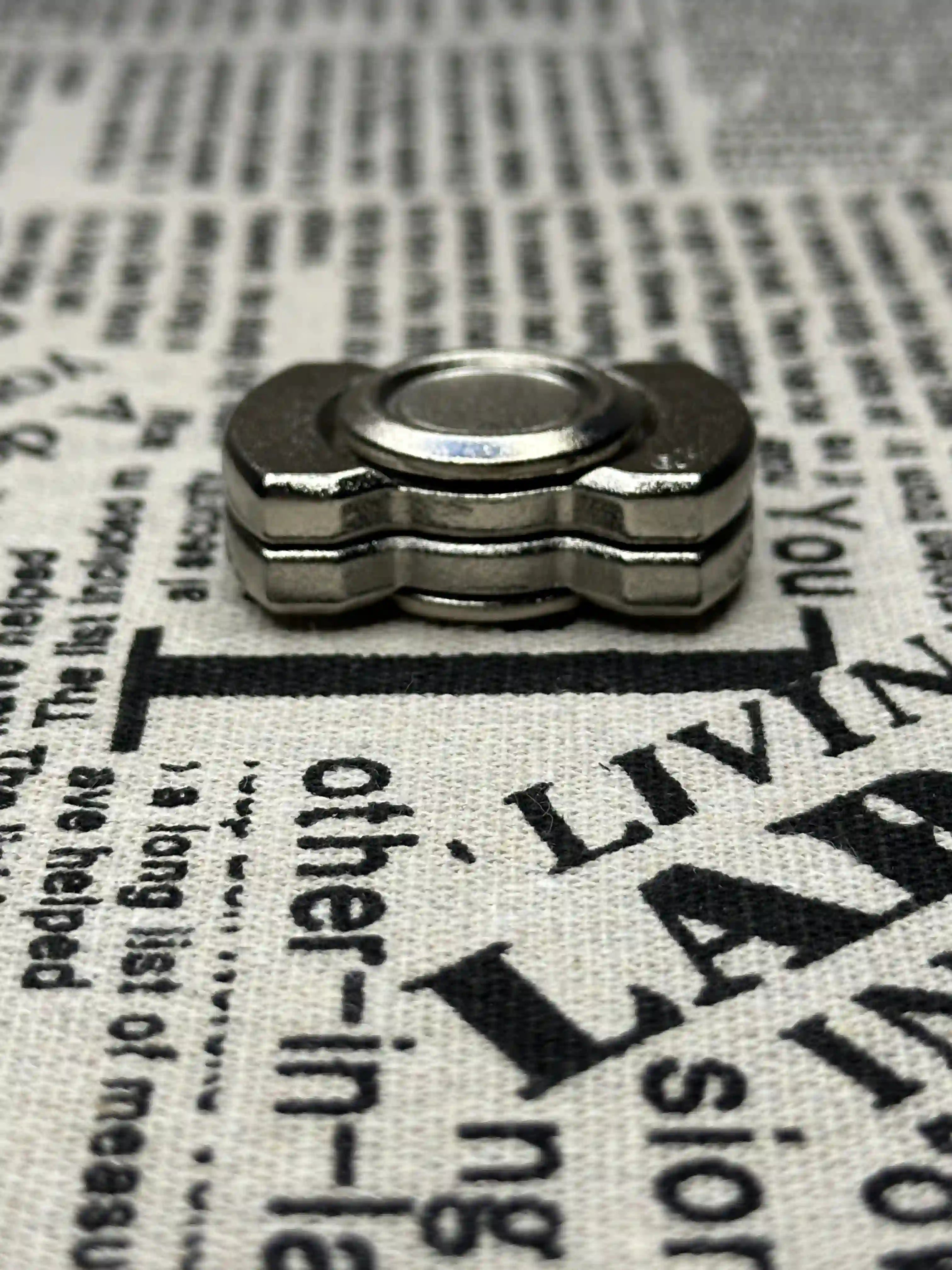 RelixRot Starlight Silver Pop-Pop Coins Fidget Slider